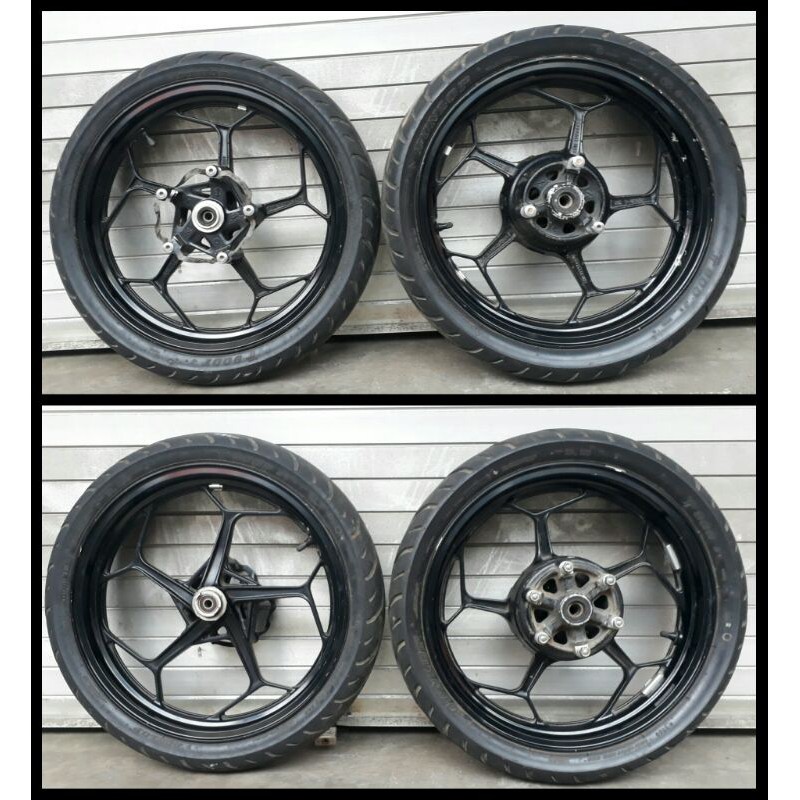 Velg Racing Kawasaki Ninja 250 FI SL RR Mono Asli Original KGP Kawasaki Genuine Part Copotan Motor