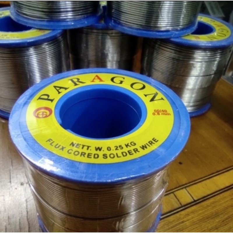 timah Paragon 0,8mm 250gram 1/4kg grade 60.40