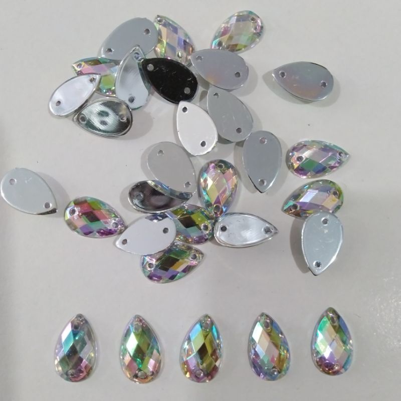Batu tetes 8×13 | Permata Tetes | Diamon | manik manik | payet