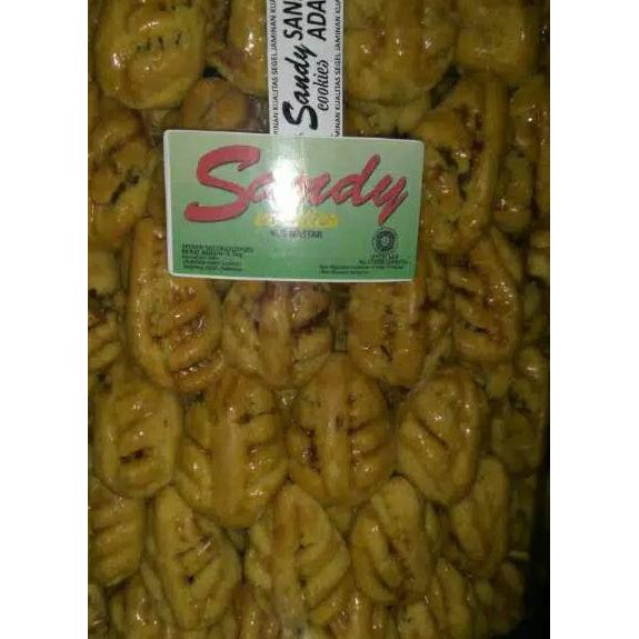 

Terkini SSHWM Kue kering Sandy Cookies kiloan (label hijau) 250gr -nastar, sagu keju cokelat, mede c