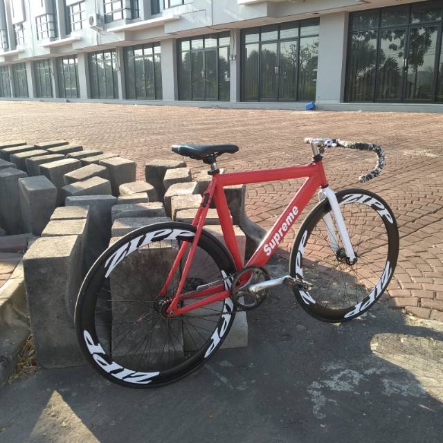 Sepeda fixie custom visp/ leader/ solois77