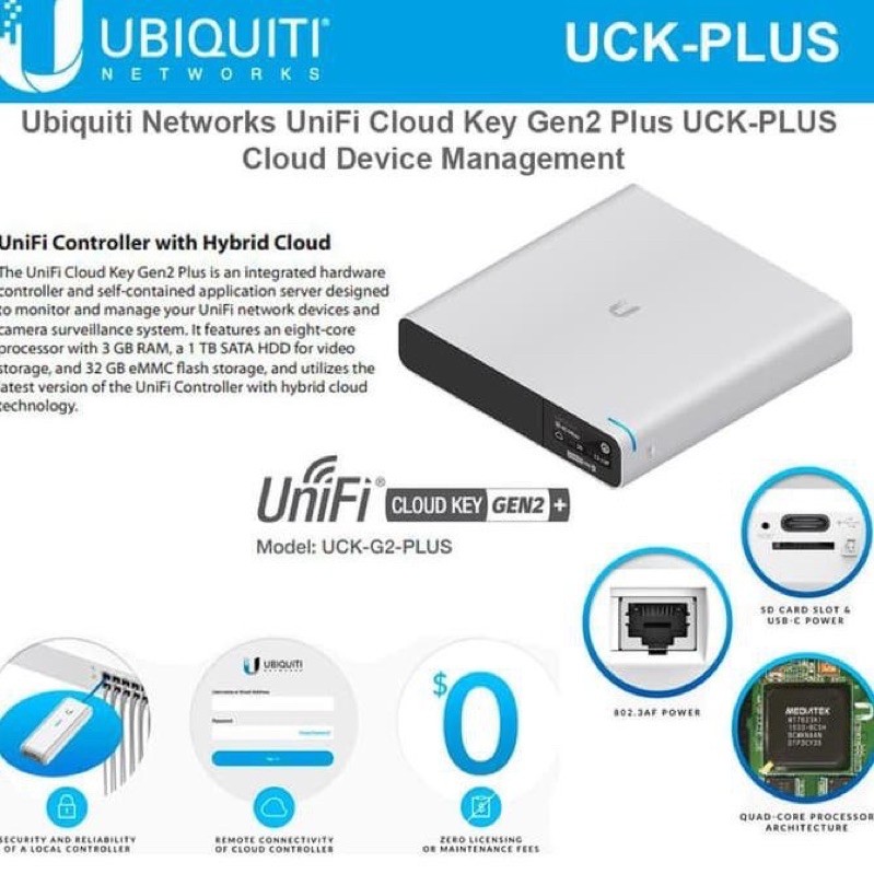 Ubiquiti uc ck gen2 plus