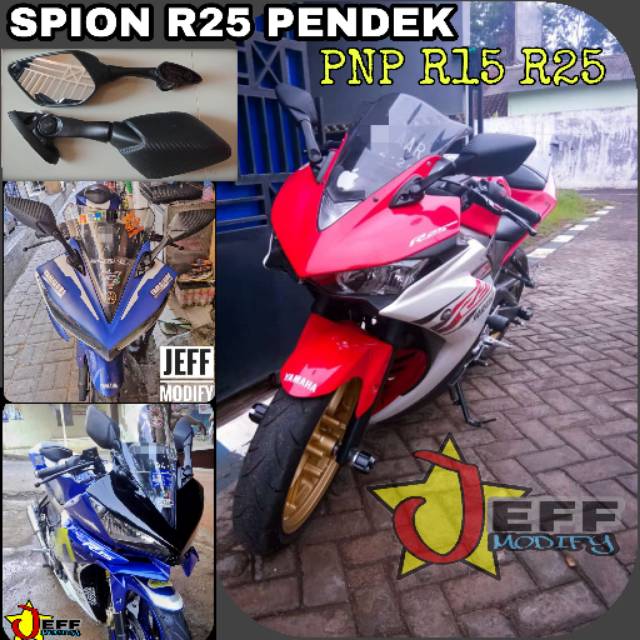 Spion R15 R25 Tangkai Pendek PNP R15 R25 | Shopee Indonesia