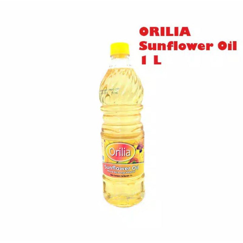 

Orilia Sunflower Oil 1 Liter / Orilia Minyak Biji Bunga Matahari / Sunflower Oil / Minyak Sunflower