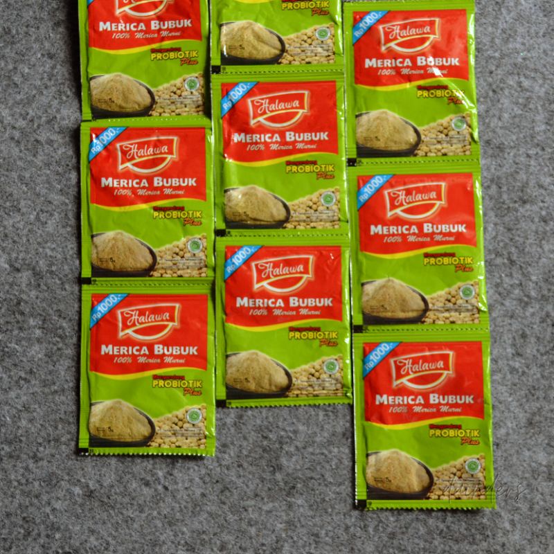 Halawa Merica Bubuk Probiotik 5gr Bumbu Serbaguna