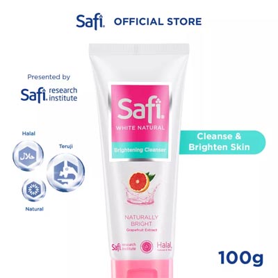 [BPOM] SAFI White Natural Brightening Cleanser GrapeFruit 50 100 G ML