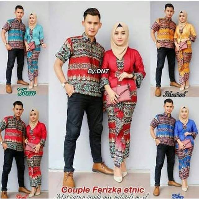 Baju Batik Couple Cowok Lengan Panjang - Kumpulan Model Kemeja