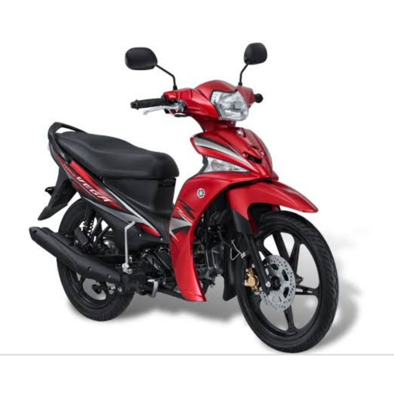 Striping Yamaha Vega force 2016 merah hitam stiker body motor standar berkualitas terbaik termurah