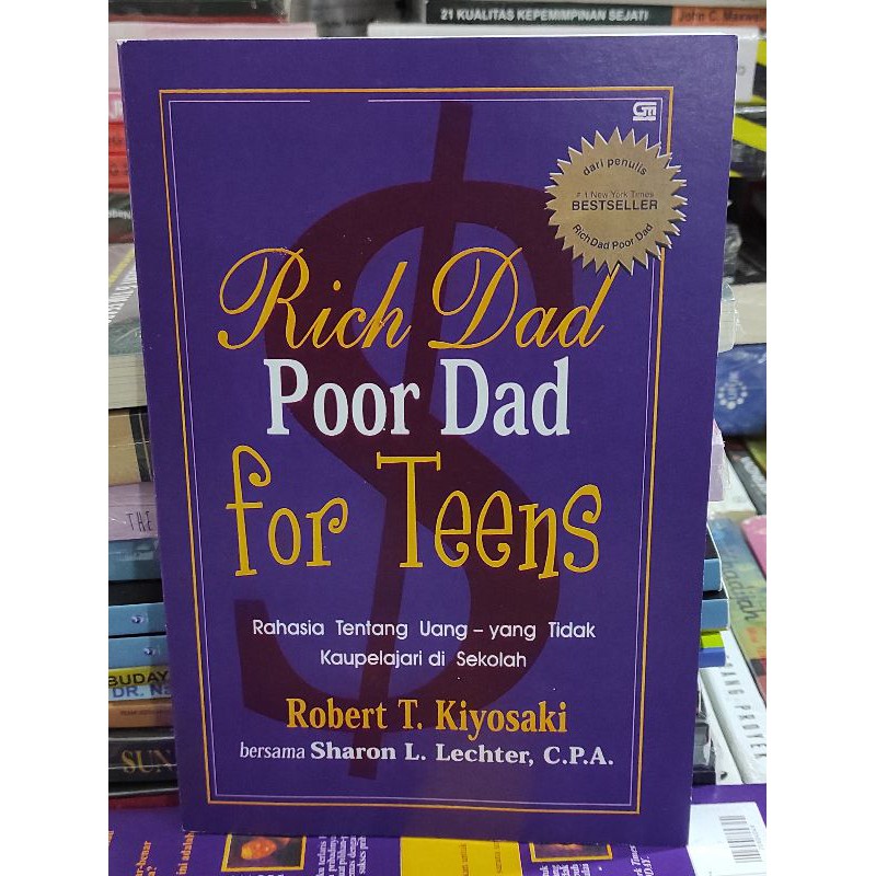 Robert Kiyosaki Guide To Becoming Rich Dan Rich Dad Poor Dad For Teens Shopee Indonesia