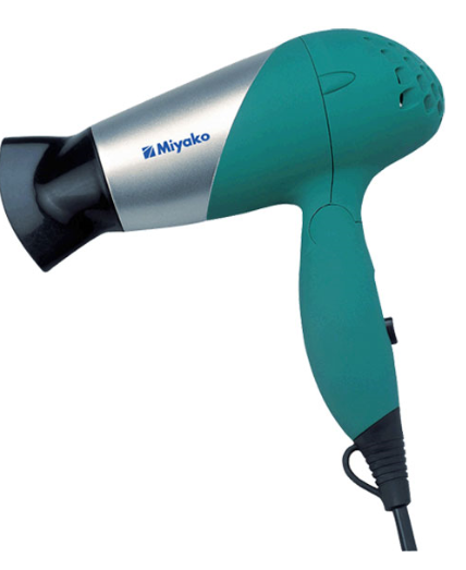 Miyako Hair Dryer HD 550 / Pengering Rambut HD550 - Biru / Hijau