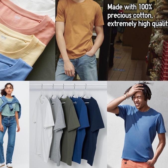 ✬ (XS-XL) Uniqlo T-Shirt Supima Cotton ✻