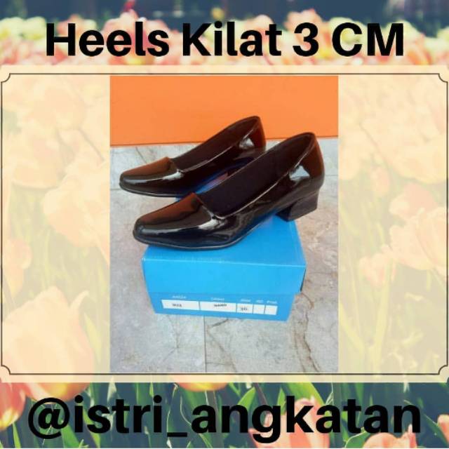 Sepatu Heels Kilat Ukuran 3 Cm