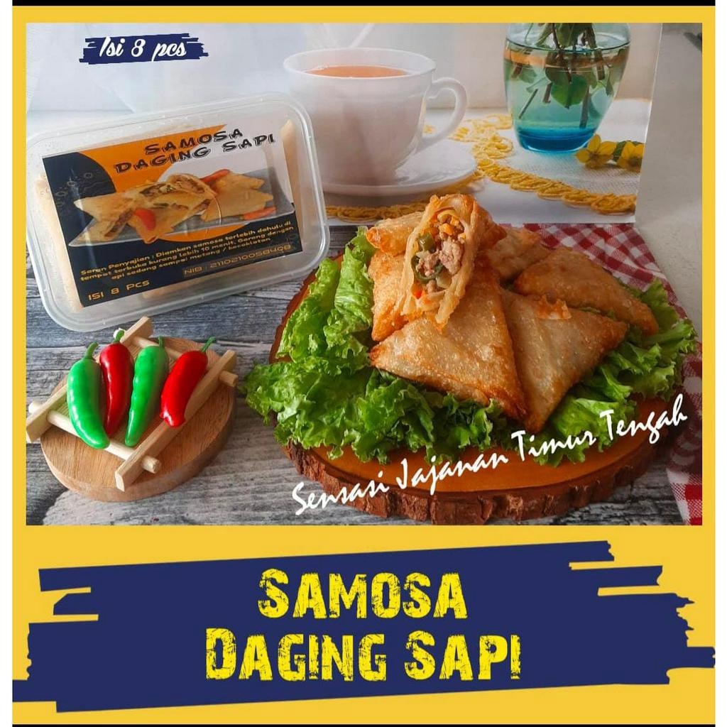 

Samosa Daging Sapi isi 8pcs/Box