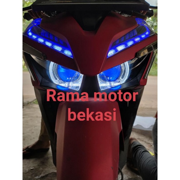 Jual HEADLAMP VARIO 150 NEW ISI PROJIE BILED AES WTS BKN AES JPA VAHID