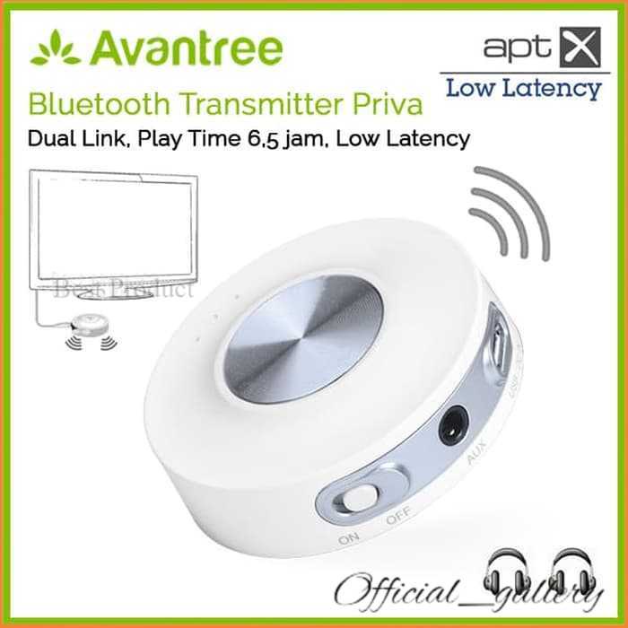 Avantree Bluetooth Transmitter Music Audio Adapter - Priva II