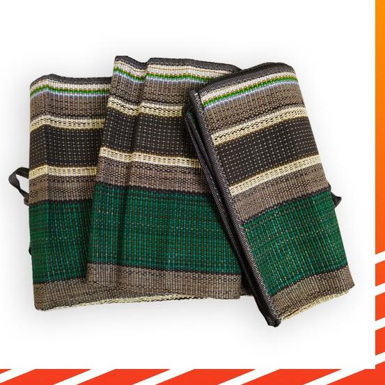 ZC489 Tikar Lampit | Tikar Lipat | Tikar Piknik | Alas Lantai Plastik Anyaman Jumbo Murah (Mahkota) 
