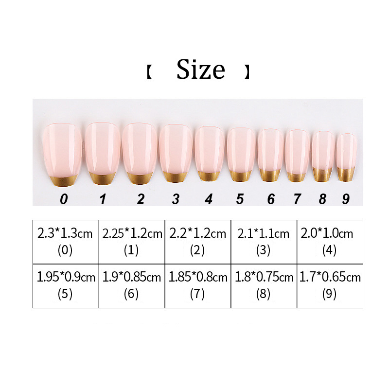 F074 ~ F086 24pcs / Kotak Kuku Palsu Full Cover Untuk Nail Art