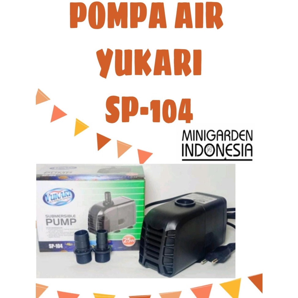 YUKARI SP-104 SUBMERSIBLE PUMP POMPA AIR CELUP FILTER AQUARIUM KOLAM