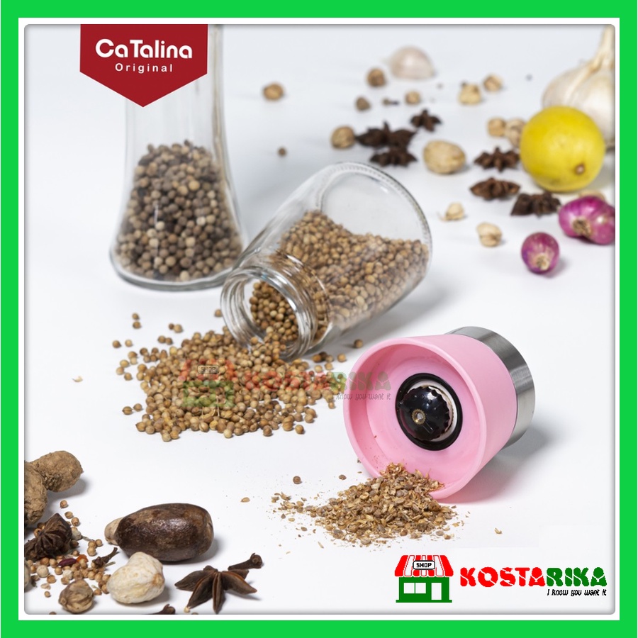 Grinder Lada Merica Atau Manual Glass Pepper Grinder CaTalina