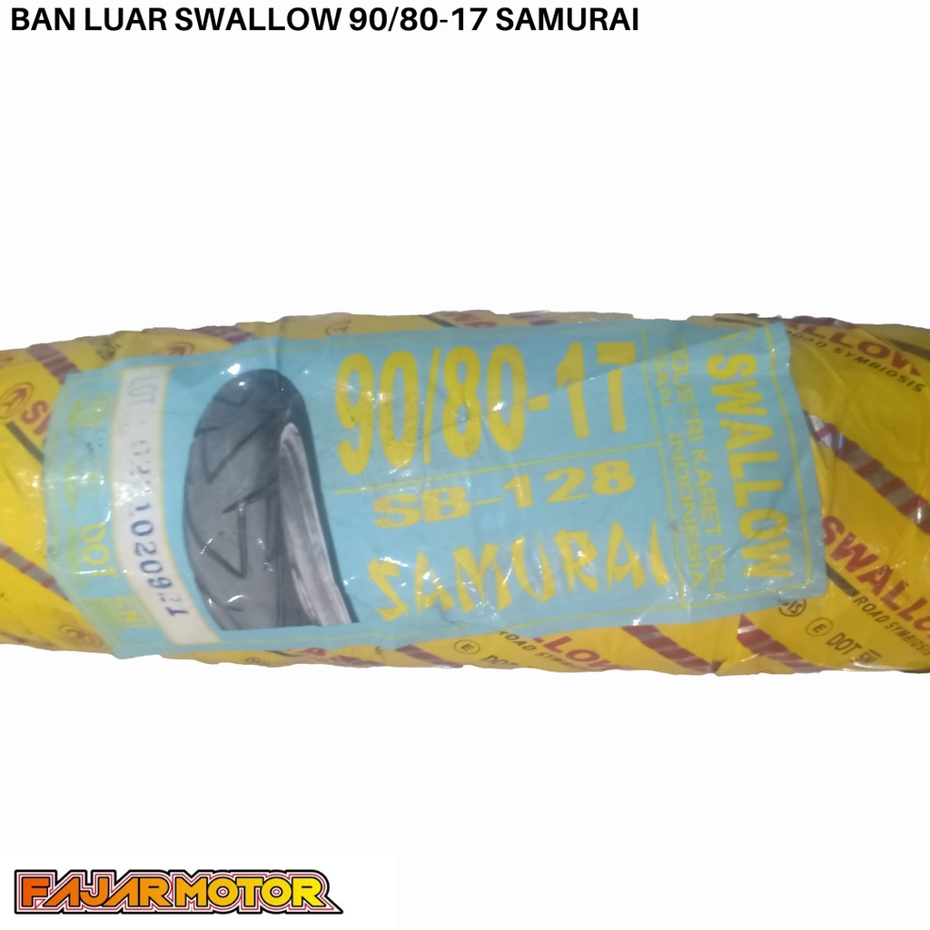 SWALLOW BAN LUAR 90/80-17 SB-128 SAMURAI TUBETYPE