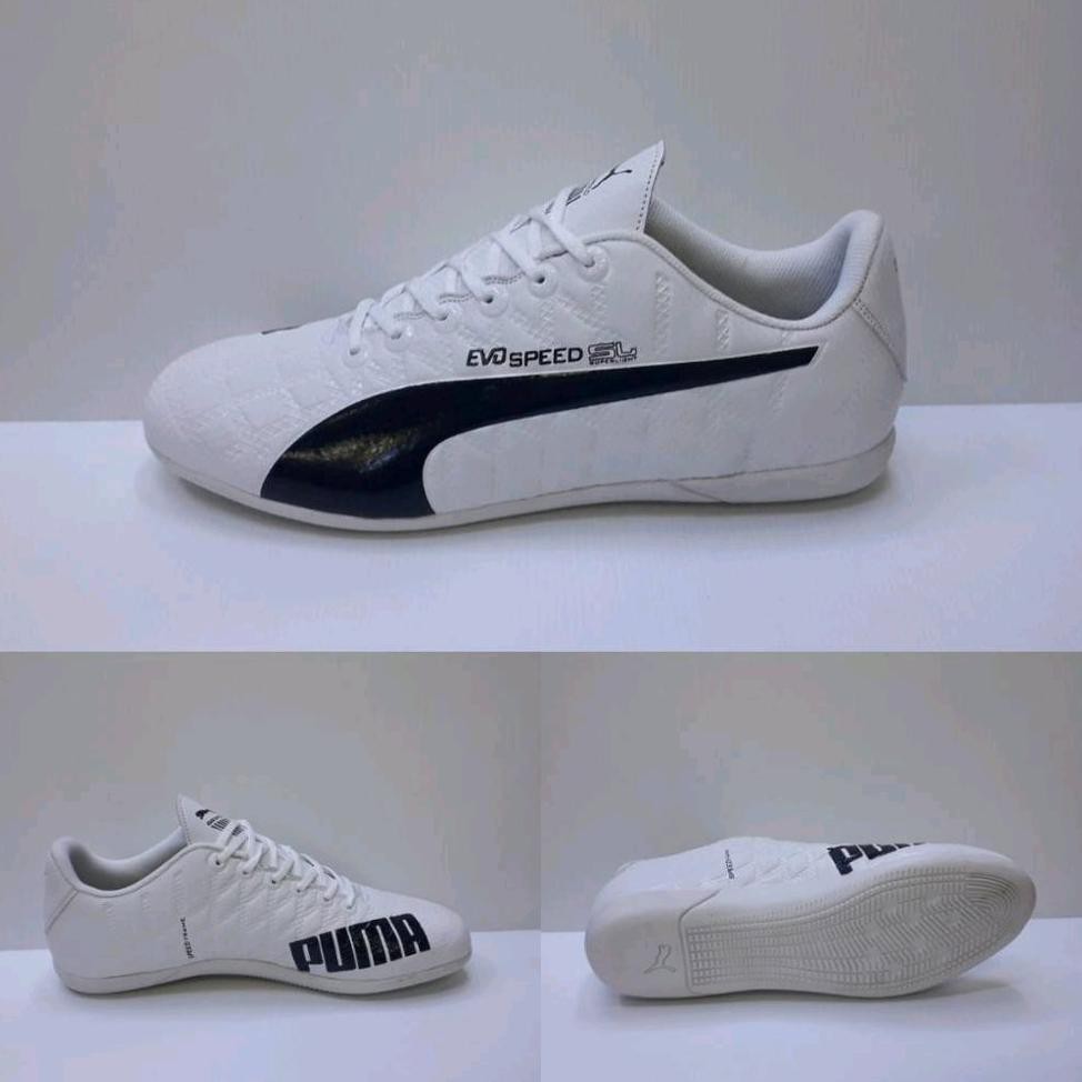 ORIGINAL GRADE SEPATU FUTSAL PUMA EVOSPEED WHITE BISA KIRIM HARI INI