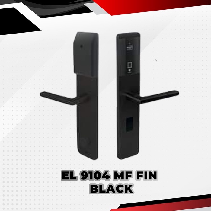 Kunci Elektronik / Card Lock Hotel Dekson EL 9104 MF FIN Black