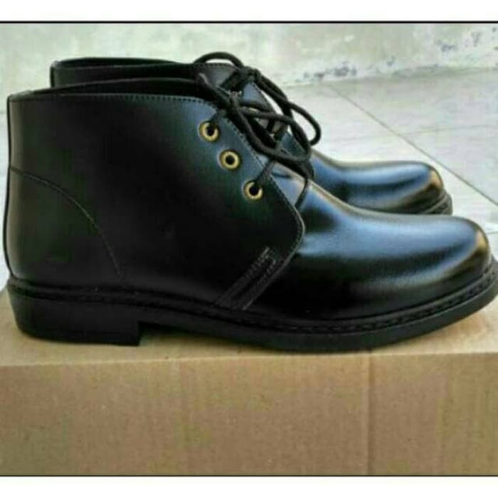 Terlaris dan Lengkap  SEPATU PDH PDL POLRI TNI SCURITY/SATPAM PANTOFEL PANTOPEL KULIT SINTET