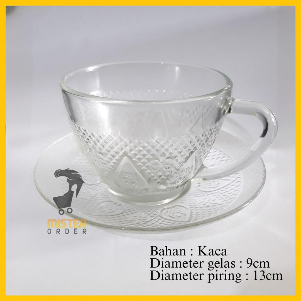 GELAS SET 6PCS - GELAS BBC SET PIRING