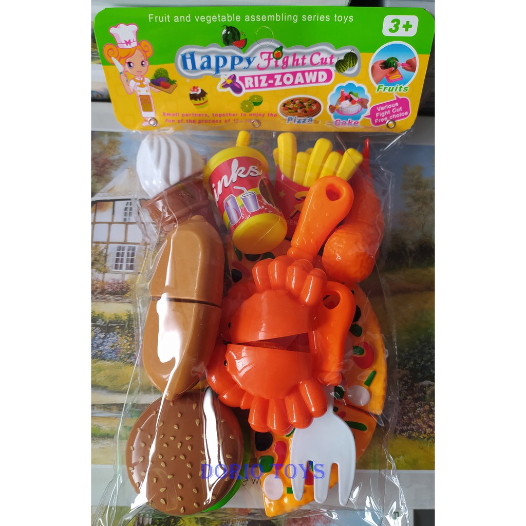 Mainan Anak Makanan Cepat Saji - Junk Food