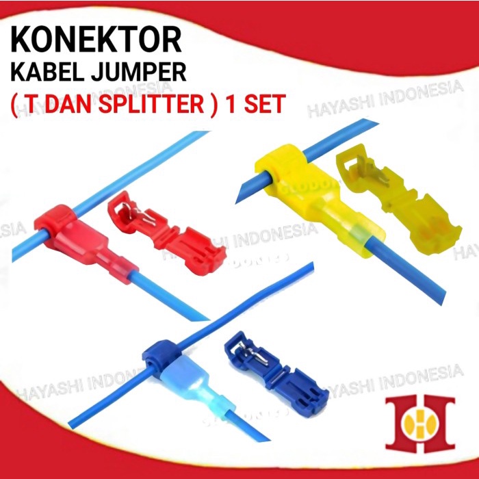 Konektor Kabel Jumper T dan Splitter 1 Set - 20pcs