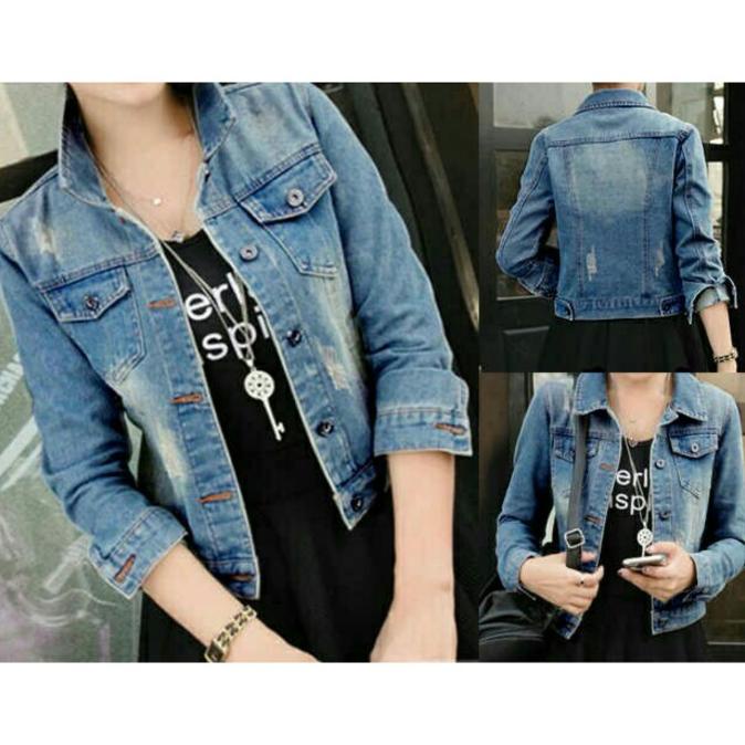 Jaket Jeans Wanita prada