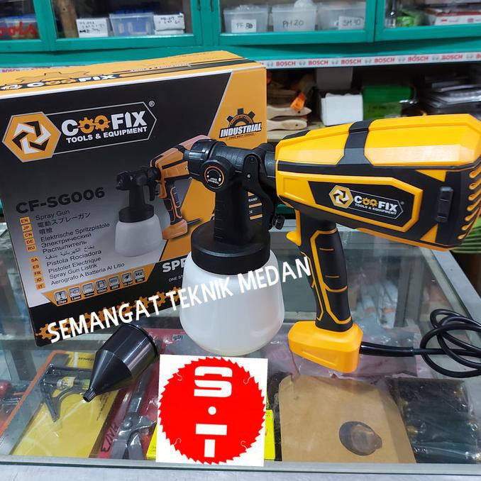 CF-SG006 SPRAY GUN LISTRIK SEMPROTAN ANGIN CAT TEMBAGA COOFIX SG006