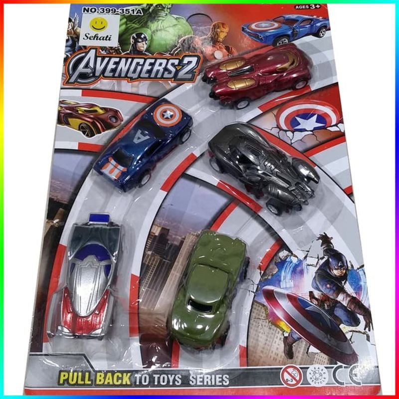 Diecast The Avengers mobil mobilan avengers2 pull back