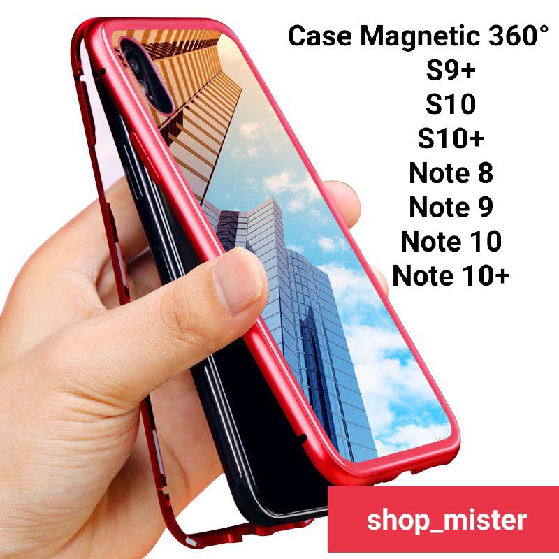 Case Magnetic 360° Samsung S9+ S10 S10+ Note 8 Note 9 Note 10 Note 10+