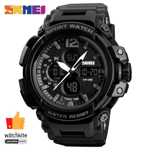 SKMEI 1343 Jam Tangan Pria Digital Analog Anti Air WATCHKITE WKOS