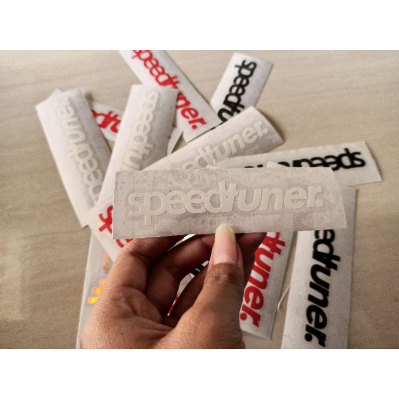 STICKER CUTTING SPEEDTUNER UKURAN 10 CM