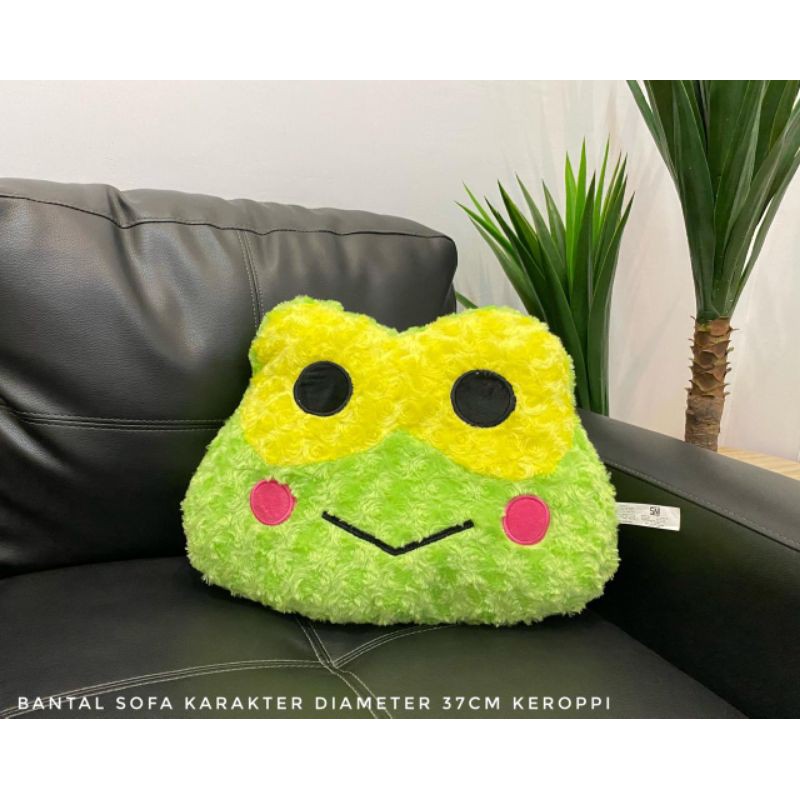 Bantal Karakter lucu d 37cm / bantal sofa / bantal doraemon / bantal rilakuma / bantal keroppi