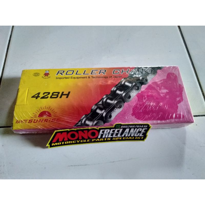 Rantai motor 428H 108L SUNRISE