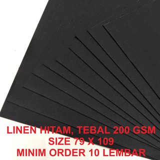 

KERTAS HITAM LINEN UKURAN 90 X 109 TEBAL 200 GSM