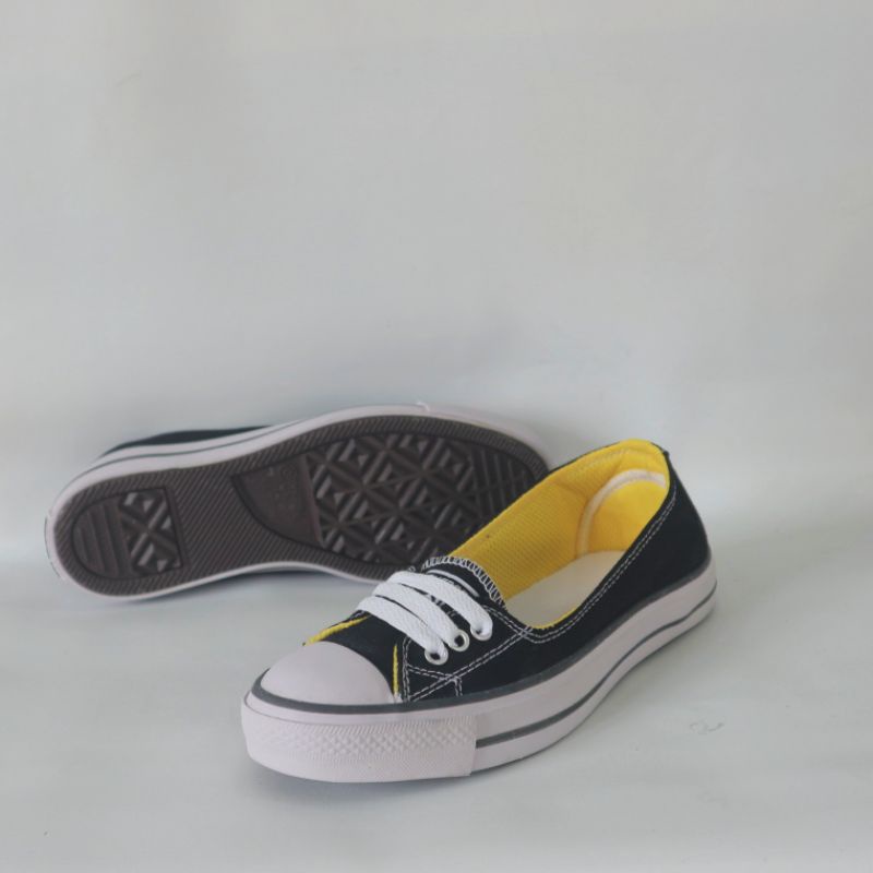 sepatu slip on converse balerina wanita sneakers slip on all star wanita