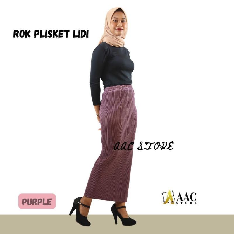 Rok Plisket Lidi Hyget Premium / Skirt / Rok span plisket