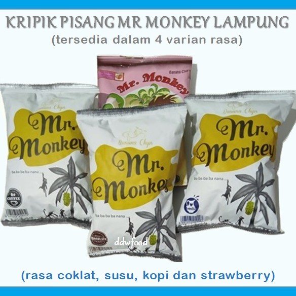 

Keripik Pisang Asli Mr. Monkey Lampung