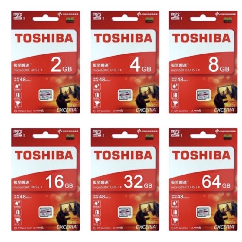 MEMORY TOSHIBA 64GB 9.8% ♧