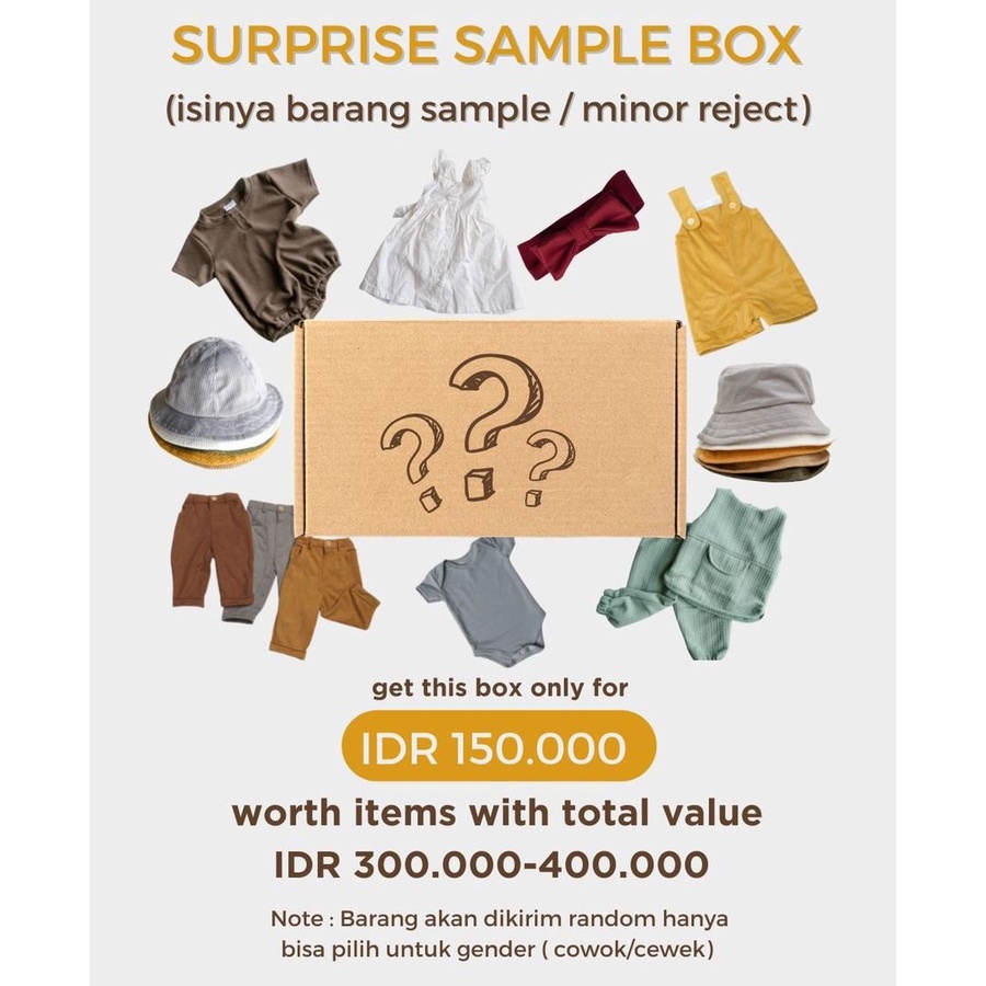 Jual SURPRISE SAMPLE BOX | Shopee Indonesia