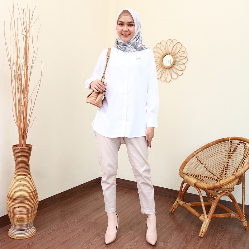 SISKA Shirt - Kemeja Kerja Wanita Terbaru by Hijab Mamah icis