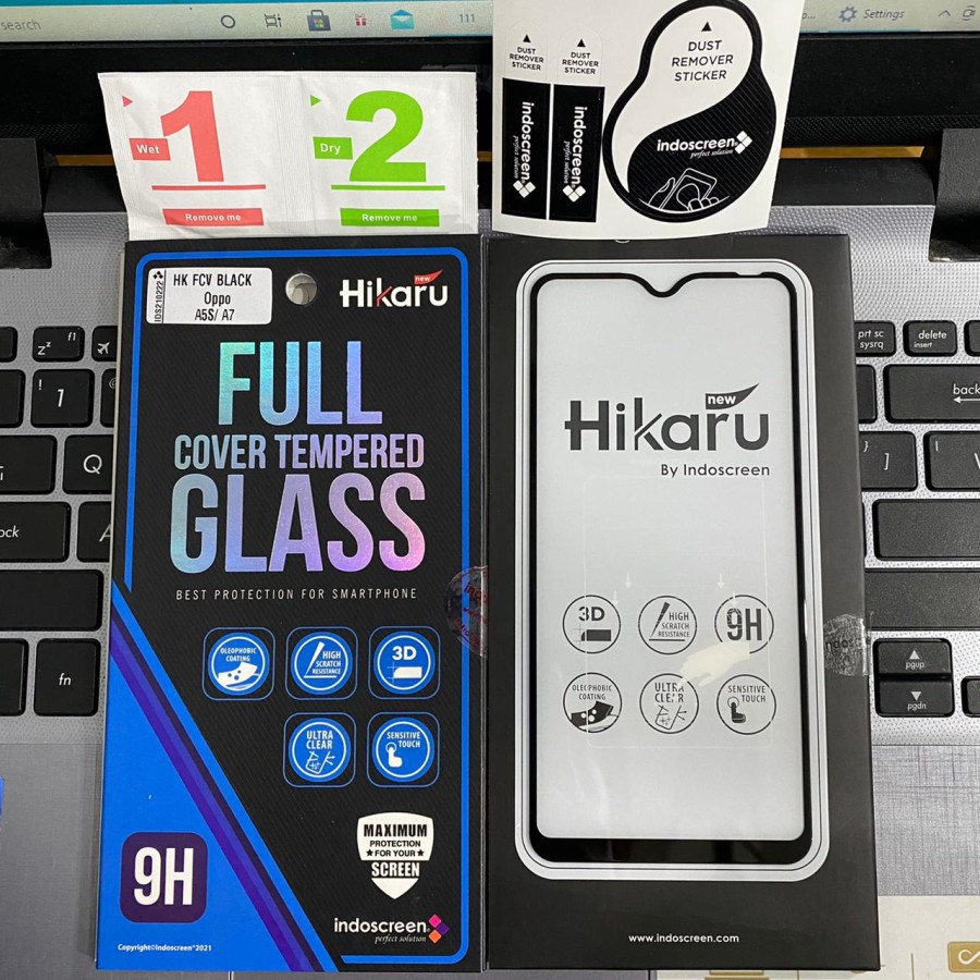 SAMSUNG M20 M21 Hikaru Premium Full Cover Tempered Glass Anti Gores Full Cover