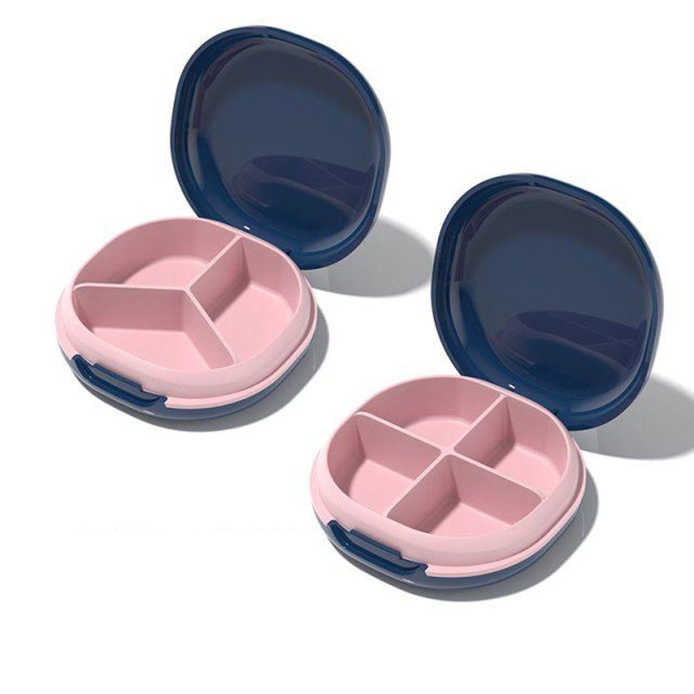 Agustinina Pill Case Mini Simple Kapsul Wadah Sealed Tahan Air Pria Wanita Obat Tablet Dispenser