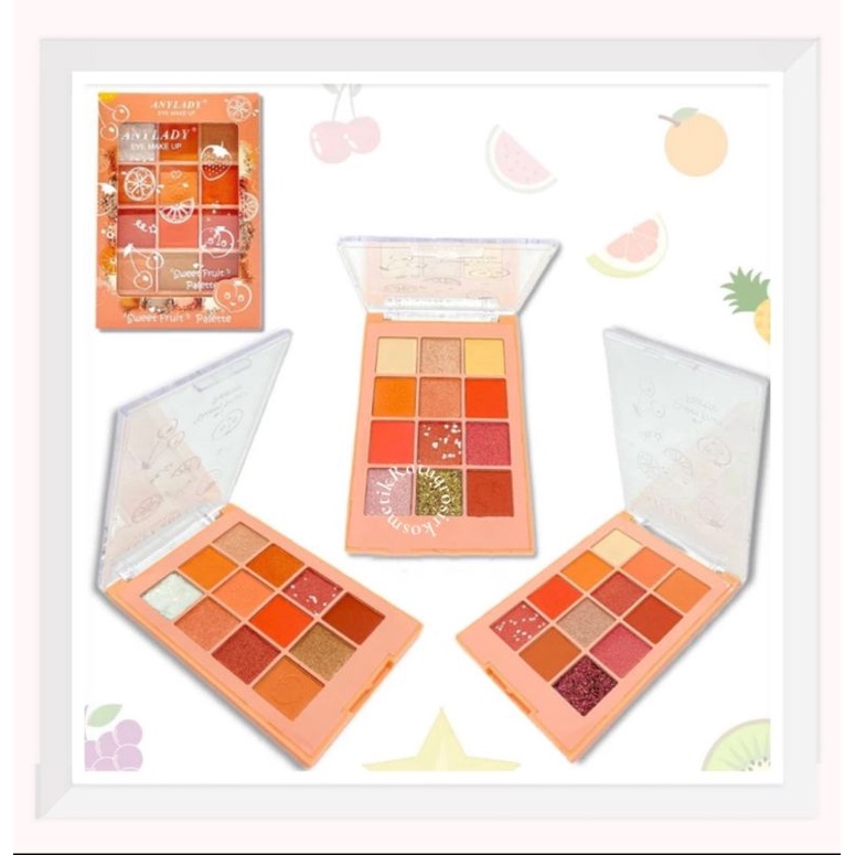 PROMO!!!EYESHADOW PALETTE SWEET FRUIT ANYLADY NO.721B/796/WATERMELON NO.793