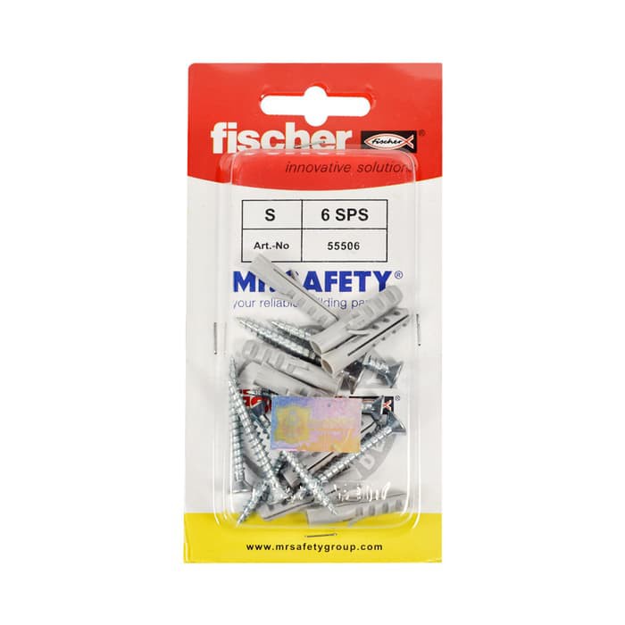 Best Seller FISCHER SET SEKRUP NILON S6SPS