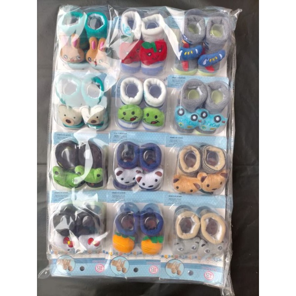 Baby Mika / kaos kaki Boneka / Kaos Kaki Bayi Karakter / Kaos Kaki bayi 0-12 bulan /  Kaos Kaki Bayi cowok - cewek